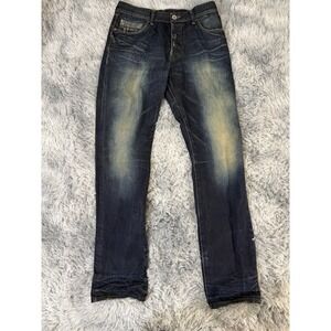 G-Star Raw Blades Tapered COJ Cinch Back Jeans W31 L32 Medium Aged Blue